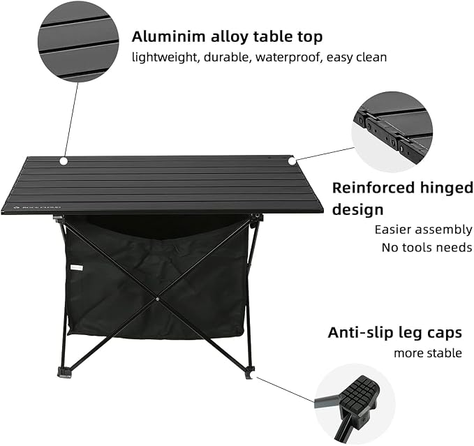 With Storage Bag Black