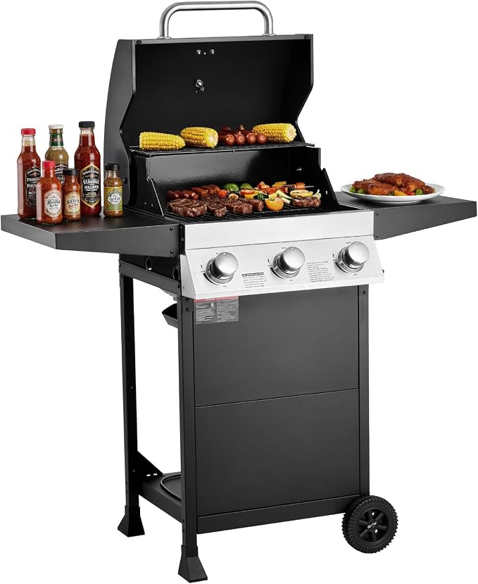 3 Burner Carbon Steel
