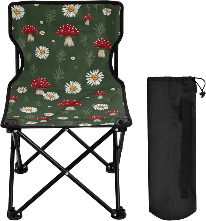 Boho Mushroom Daisy Green