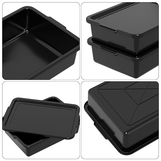 Black with lid