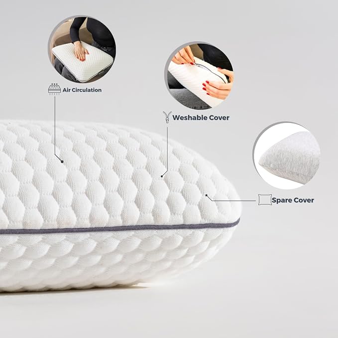 White- With Extra Gray Cotton Cover