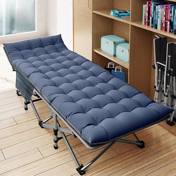 Blue Cot Blue Mat