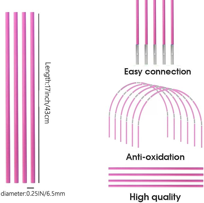 17 inches- 36 packs (Pink)