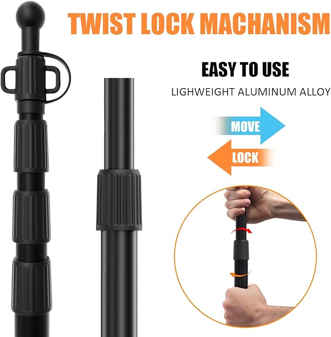 Telescoping 8.3ft * 4