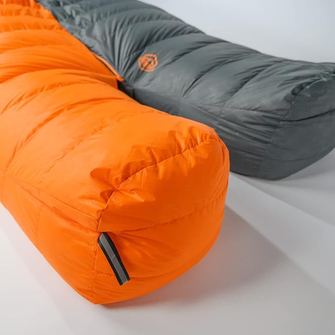 Orange L side zipper