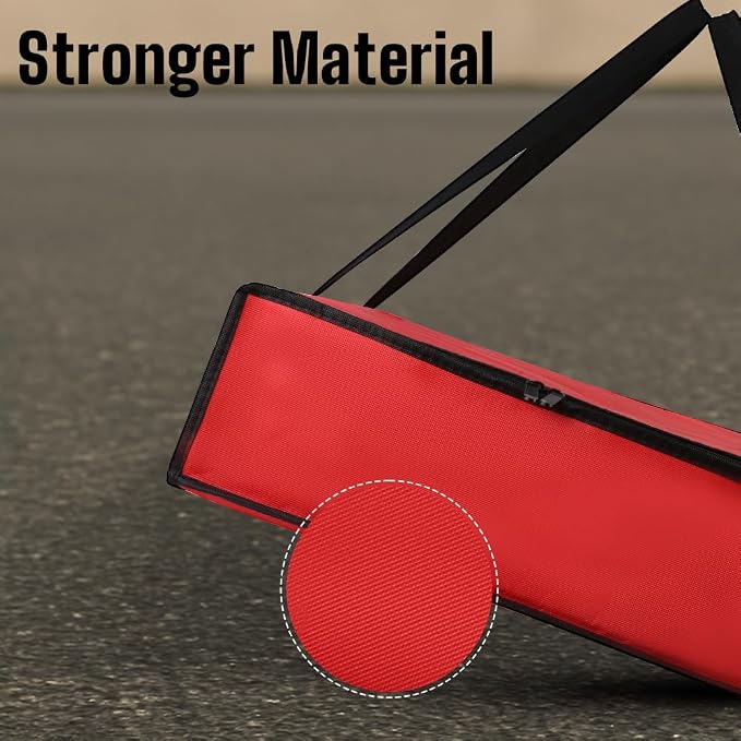 Red Bag with Drink Carrier