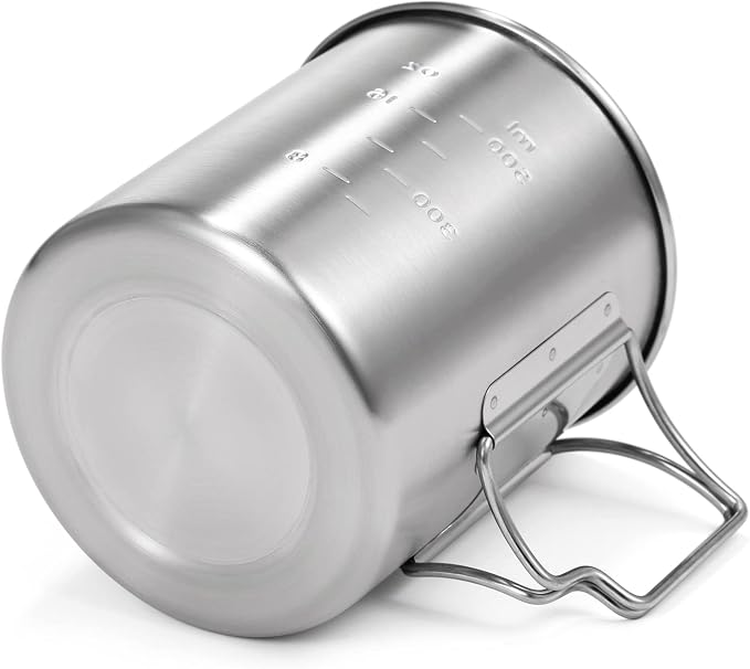 750ML Stainless Steel Cup with Spoon