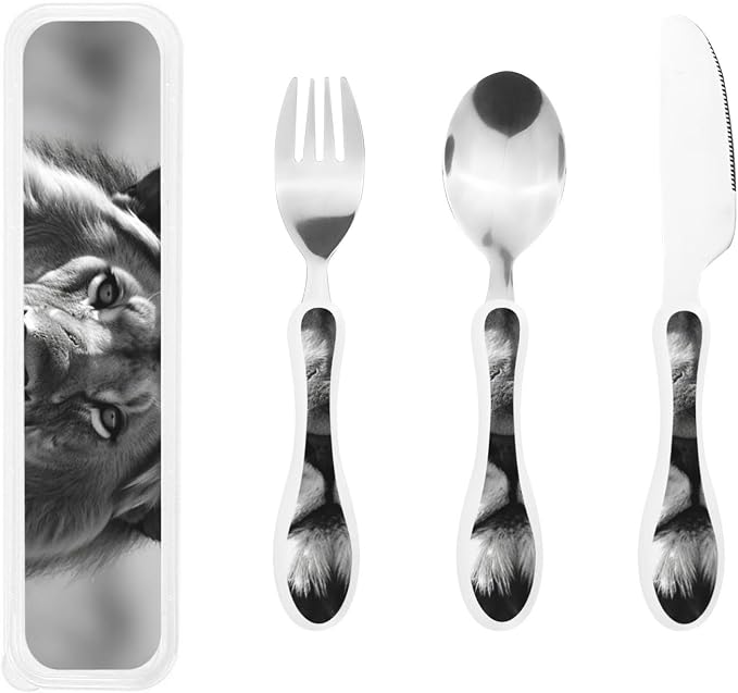 African Lion Black And White