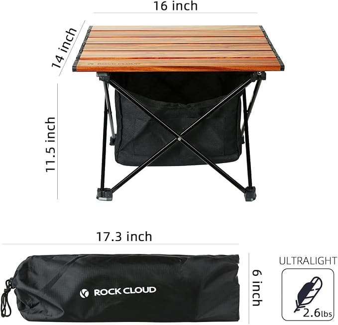 With Storage Bag Wood Grain