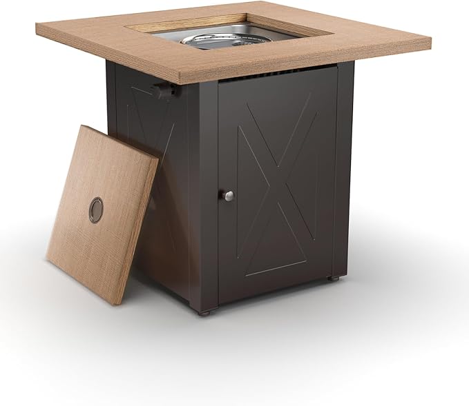 Wood Table and Mocha Base
