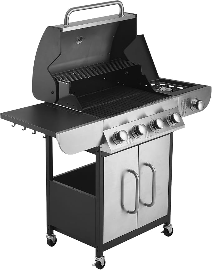 4+1 Burner Stainless Steel