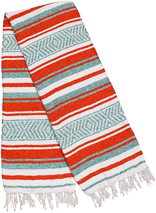 Orange/Teal/White