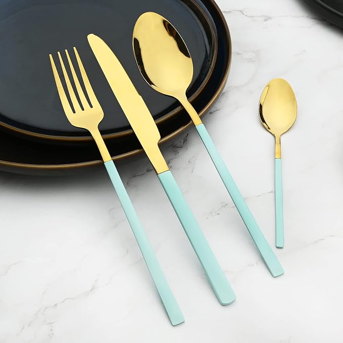 mint green gold