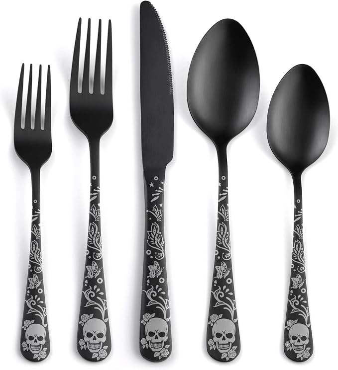 Matte Black-Skull /40pieces