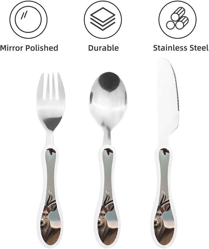 Brown Deer Near Withered Tree