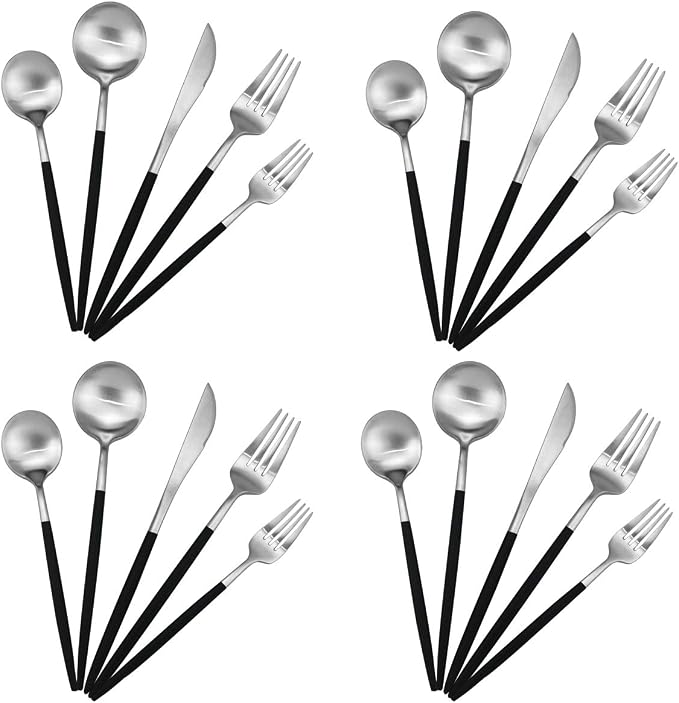 Black Handle Silver