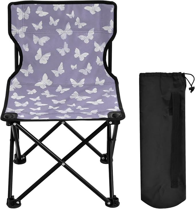 White Butterfly Purple