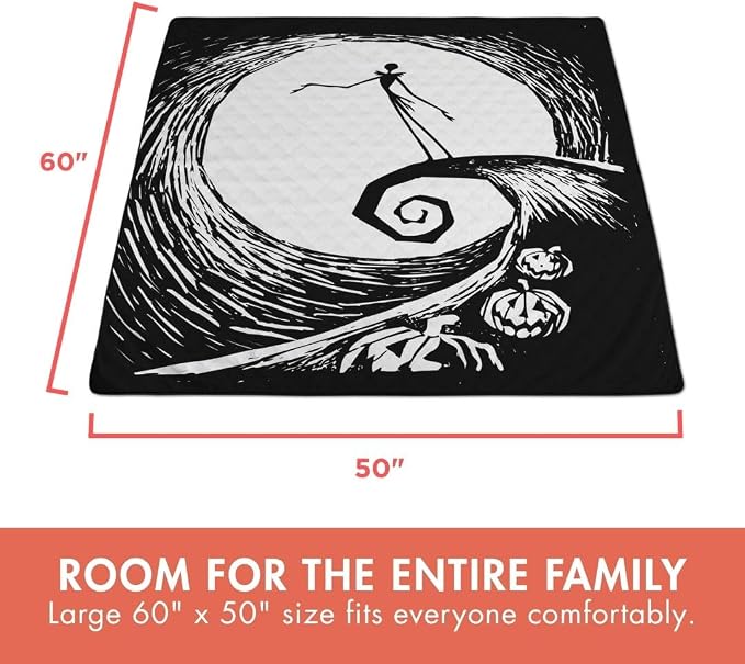 Disney Nightmare Before Christmas Jack - Black and White
