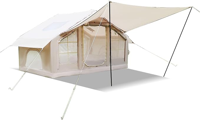 6.5sq Beige Air Tent + Canopy