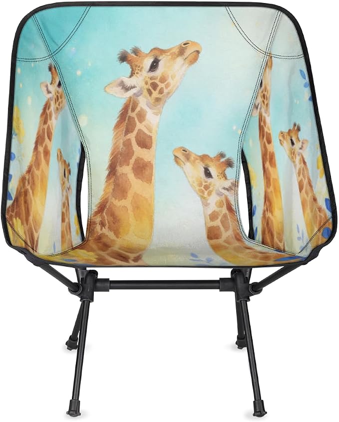 Yellow Flower Giraffe Pattern