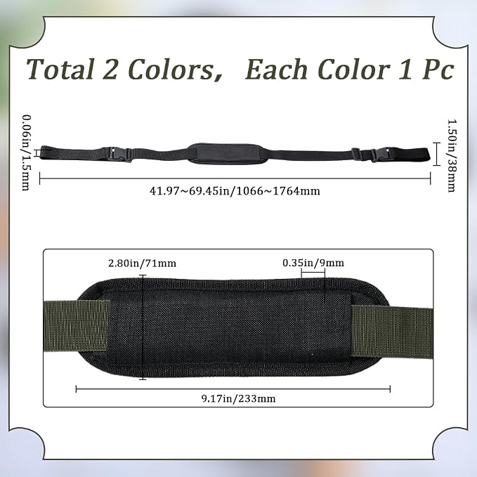 Black and Dark Olive Green