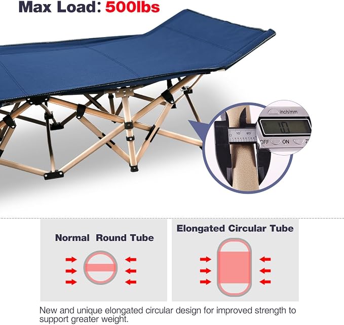 Blue Oversized Cot