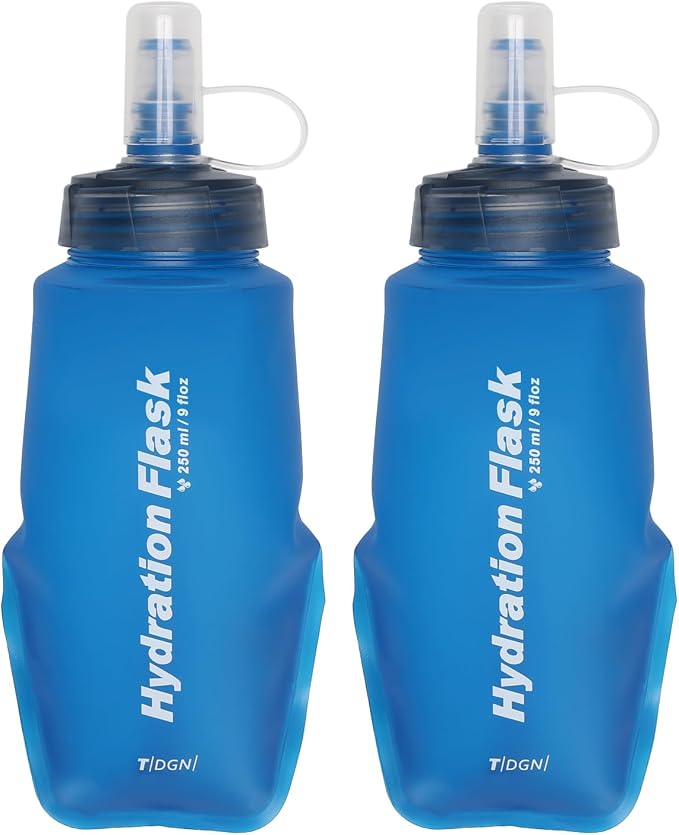 03 Soft Flasks - Blue - 250ml/8.45oz - 2 Packs