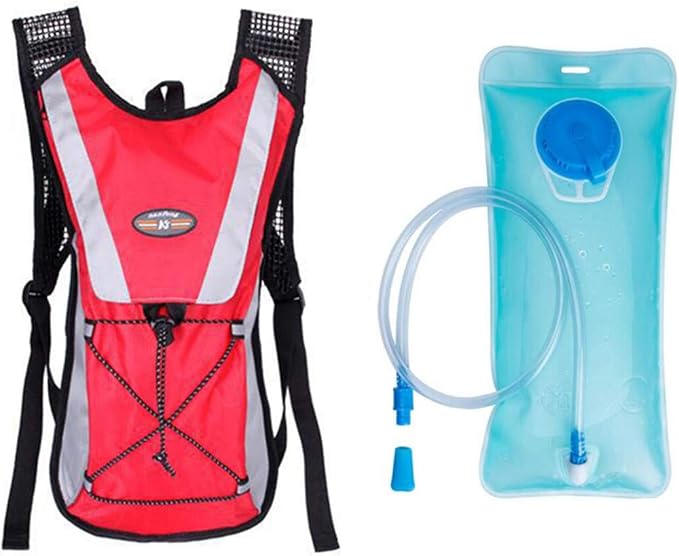 Red with 2L water bladder
