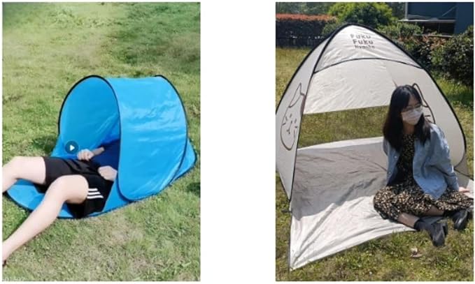 Slippers, tent, white background, black star