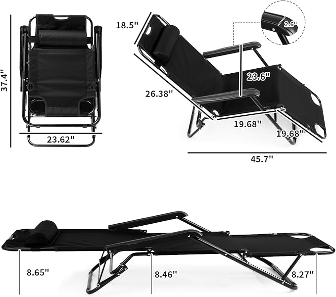U Black Chair