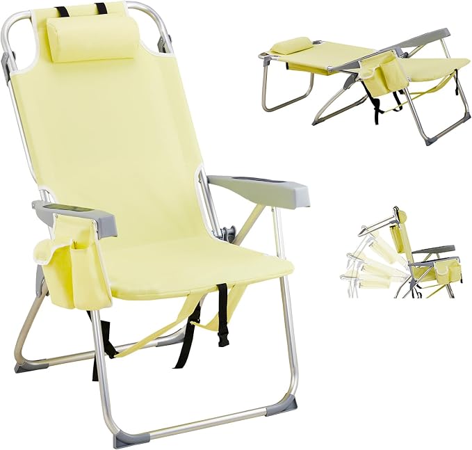 5 Levels,headrest,style 6,yellow