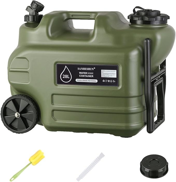 7.4 Gallon With Wheel - Green