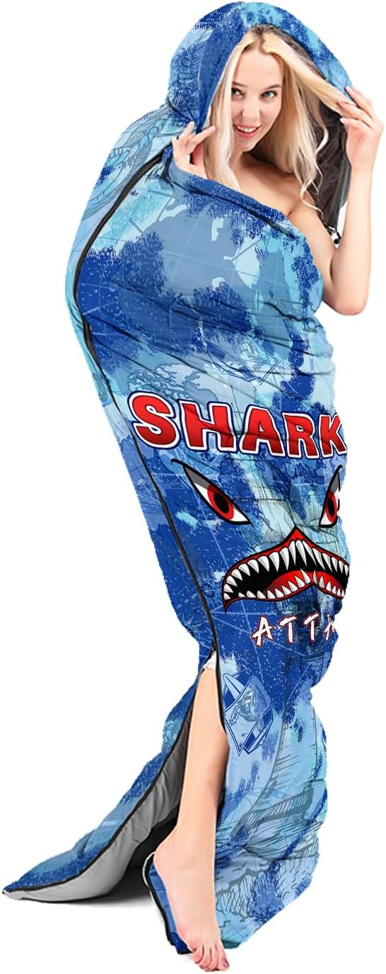 Blue Camouflage Shark