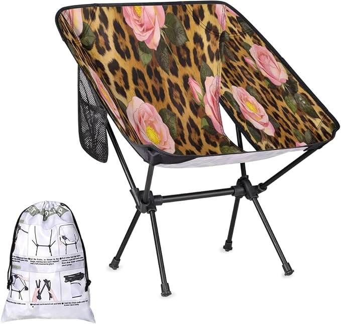 Pink Rose Leopard Print