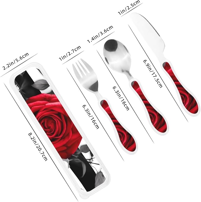 Black White Stripes Red Rose Flowers