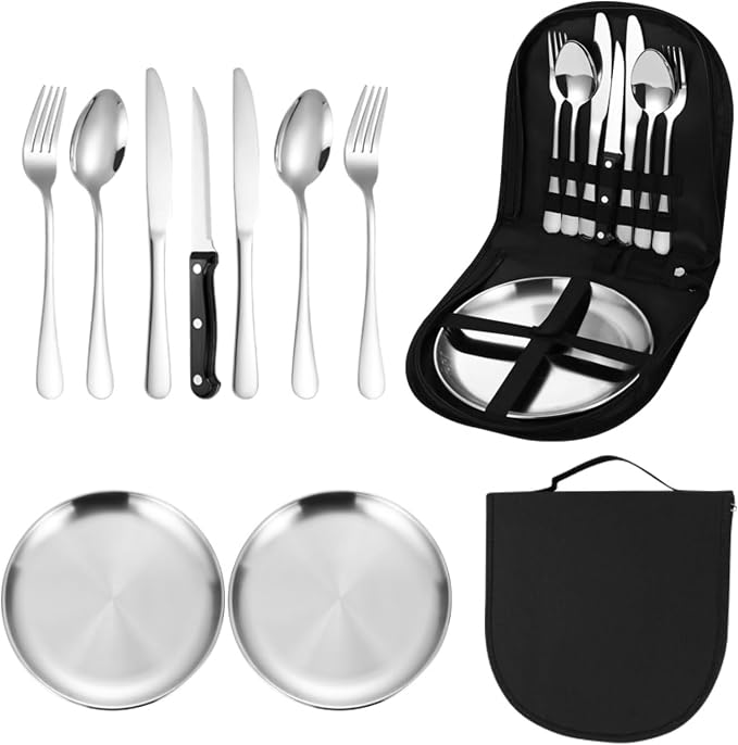 Silver nine-piece set