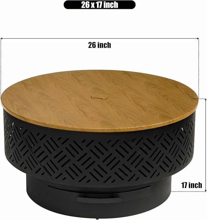 Light wood grain/Black