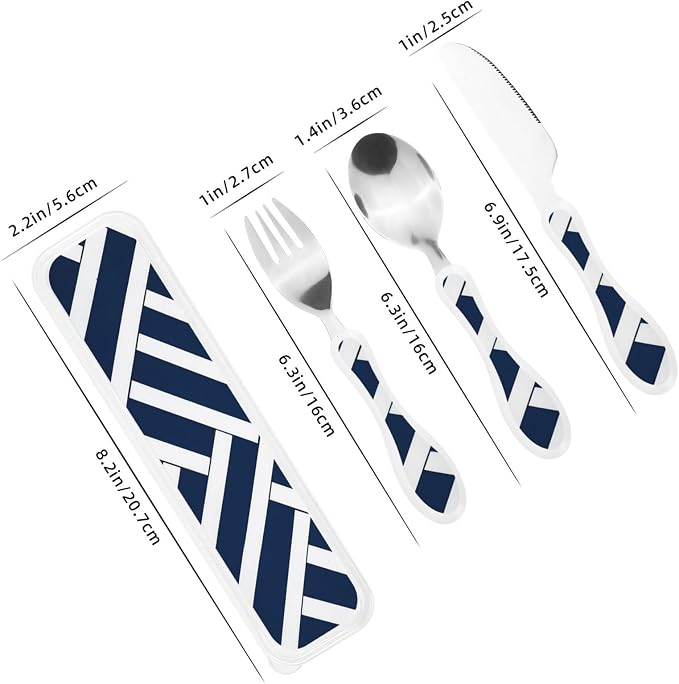 Blue And White Line