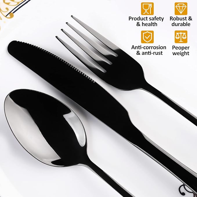 20 Piece-Black