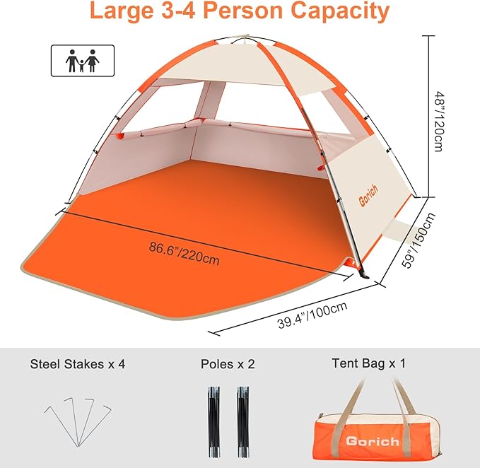 Orange- Beige