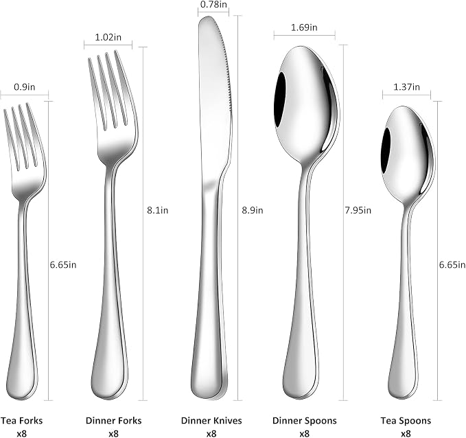 40 Piece-Silver