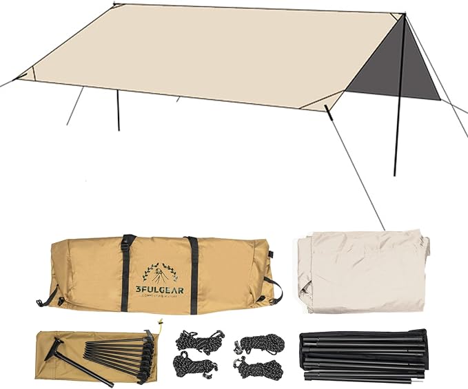 2 Poles Squarel-beige