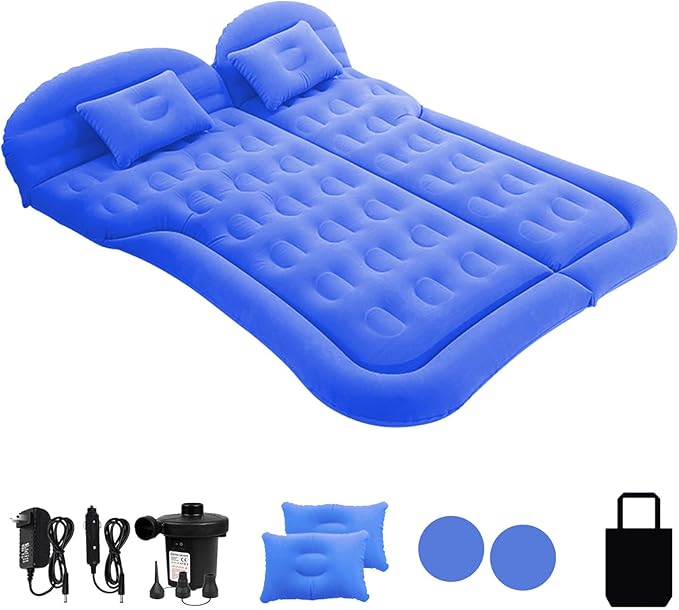 Blue With Air Pump + Power Adapter