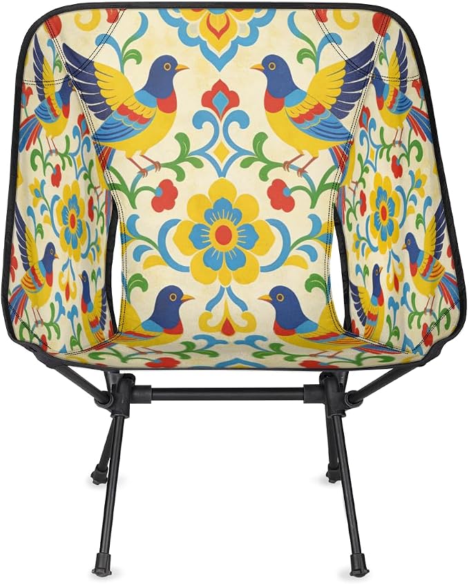 Ethnic Style Flowers Birds Pattern