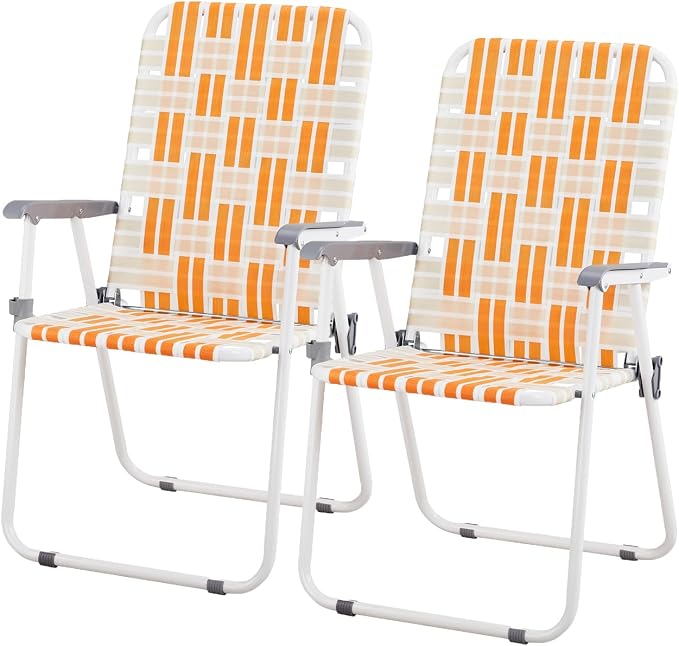 Orange & White