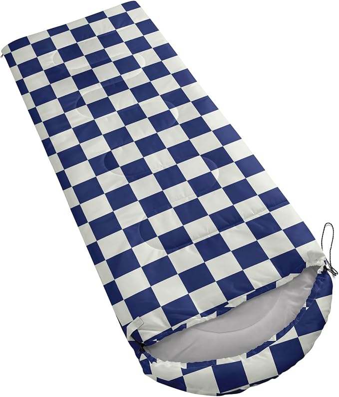 Purple and White Check
