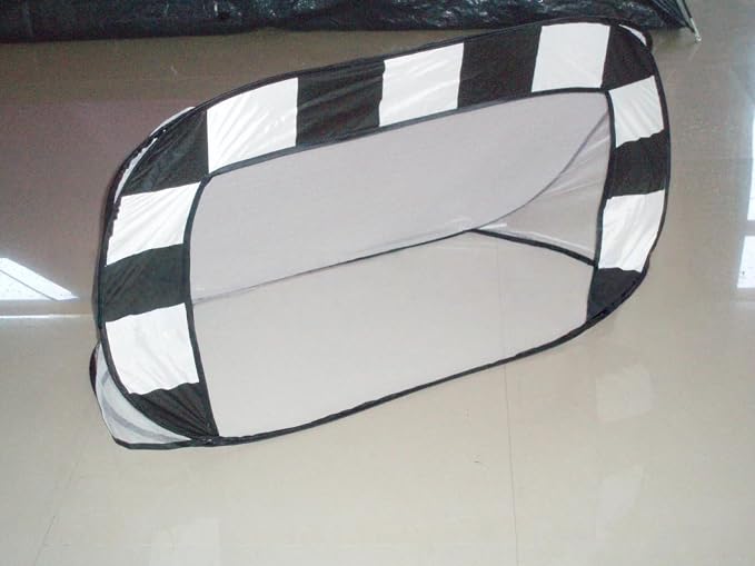 Slippers, tent, white background, black star
