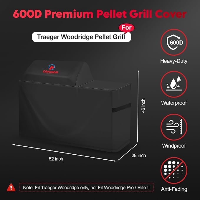 Black - Fit Traeger Woodridge
