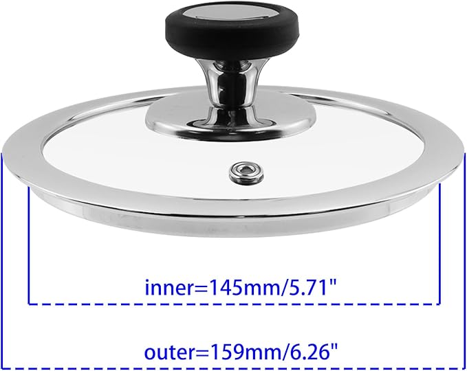 Round black lid