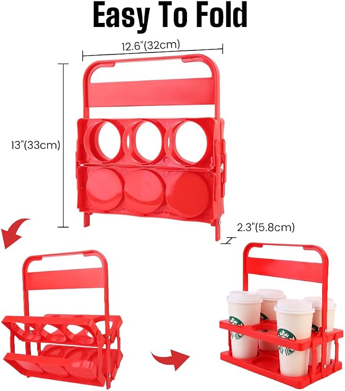 Red Bag with Drink Carrier